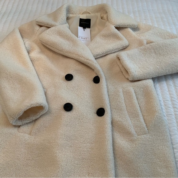 Dynamite Teddy Sherpa Coat Jacket Size XS - Picture 5 of 8